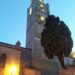 Campanile della cattedrale di Atri al tramonto